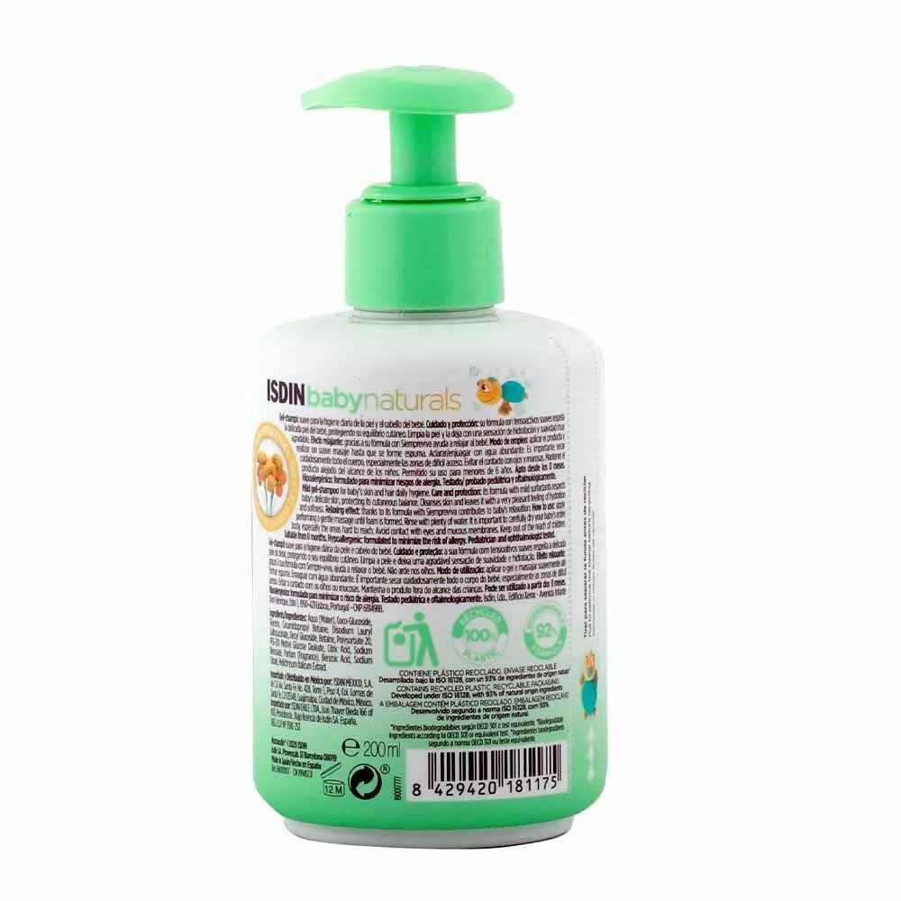 ISDIN Baby Naturals Mild Gel Shampoo 200 mL - Med7 Online