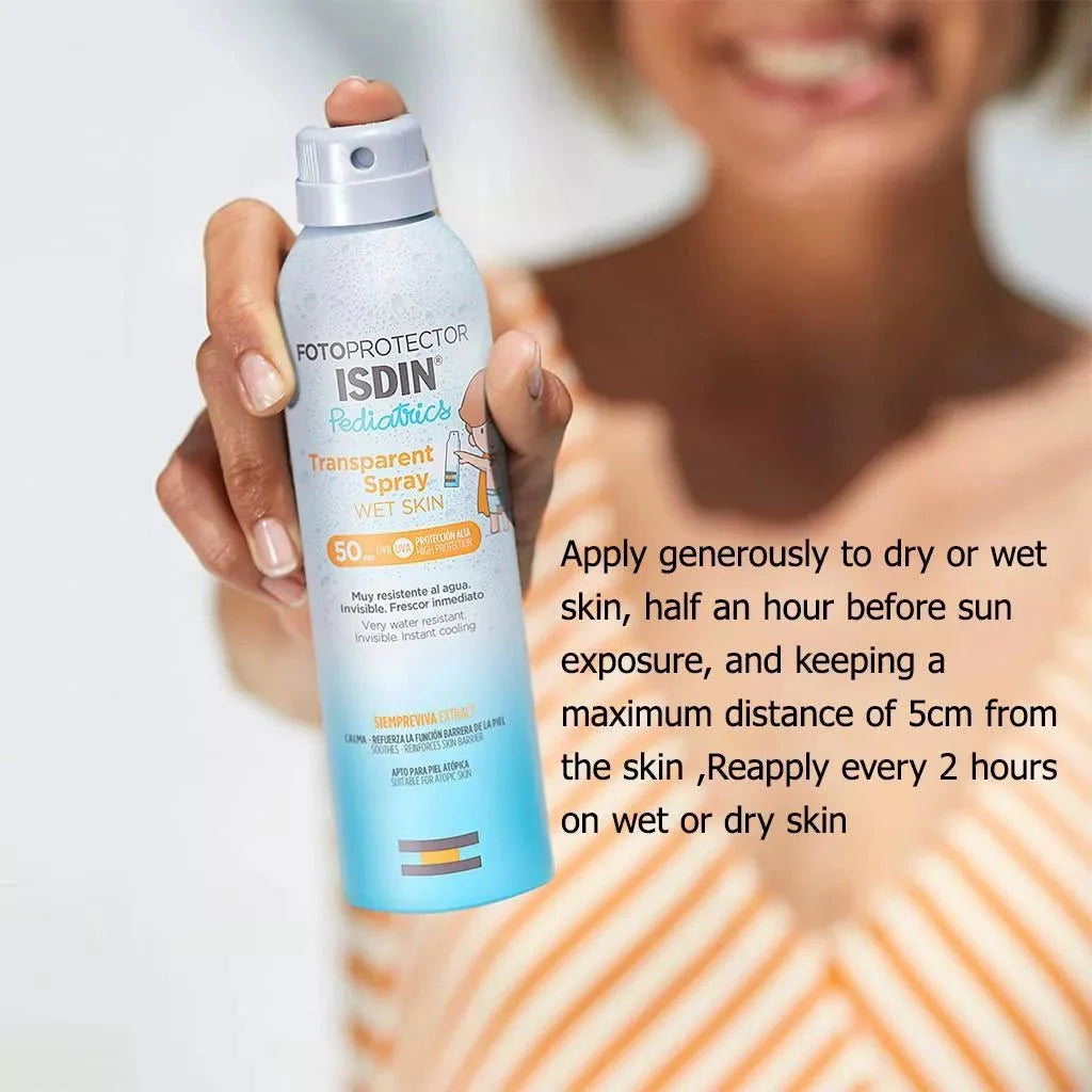 ISDIN Fotoprotector Pediatrics SPF50 Transparent Spray Wet Skin 250ml