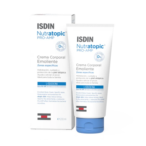 ISDIN NUTRATOPIC PRO AMP EMOLLIENT BODY CREAM 200ML