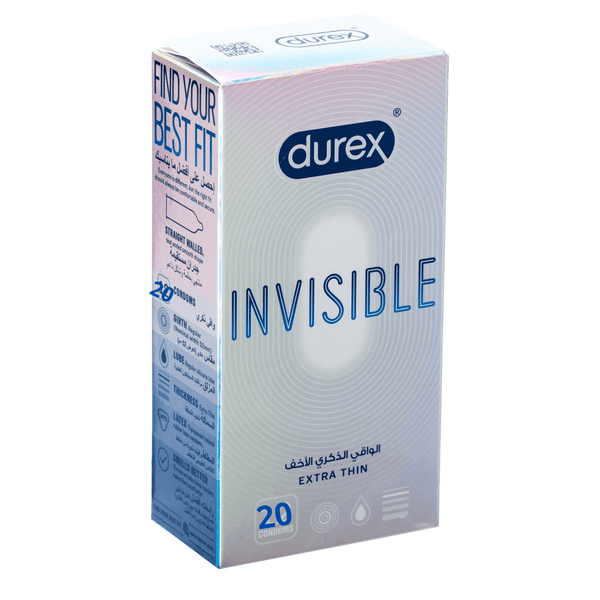 Durex Invisible Extra Thin Condom 20s