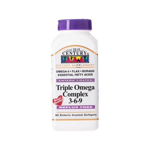 21st Century Triple Omega Complex 369 Softgels 90