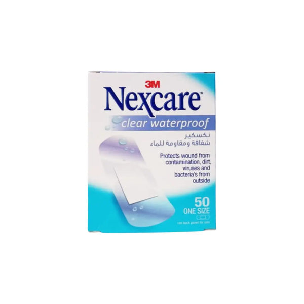 3M Nexcare Clear Waterproof 50s