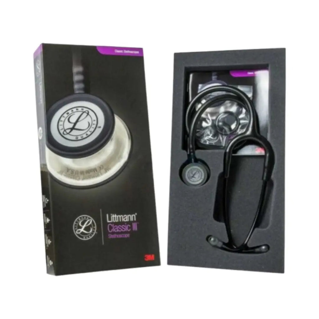 3M Littmann Classic II S.E. Stethoscope Smoke 90431 – High Acoustic Sensitivity Medical Stethoscope