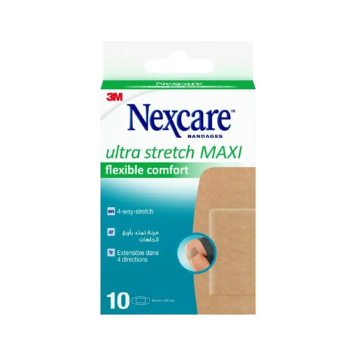 3M Nexcare Ultra Stretch Maxi FlexiComfort Bandages 10s 570-10KEN