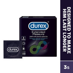 DUREX EXTENDED PLEASURE CONDOM 3s