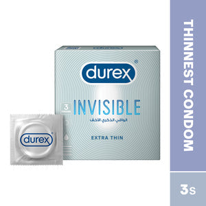 DUREX INVISIBLE EXTRA THIN CONDOM 3s