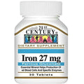 21st Century Iron 27 mg - 30 Tablets - Med7 Online
