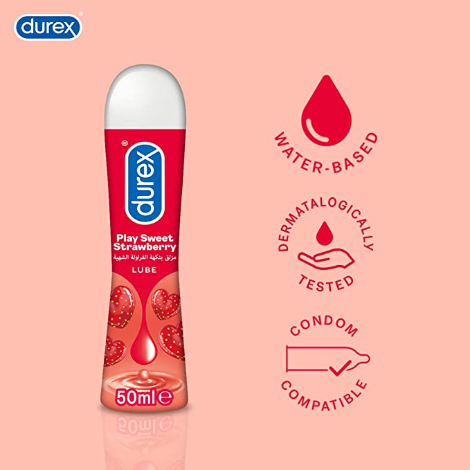 DUREX PLAY مزلق حميمي بنكهة الفراولة 50 مل