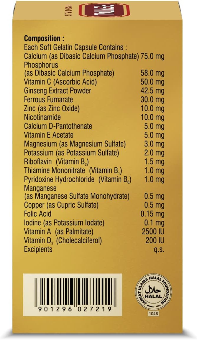 REVITAL GINSENG PLUS CAP 30s