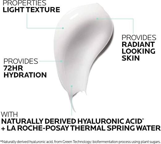 LA ROCHE POSAY HYDRAPHASE HA LIGHT 72HR INTENSE MOISTURISER 50ML