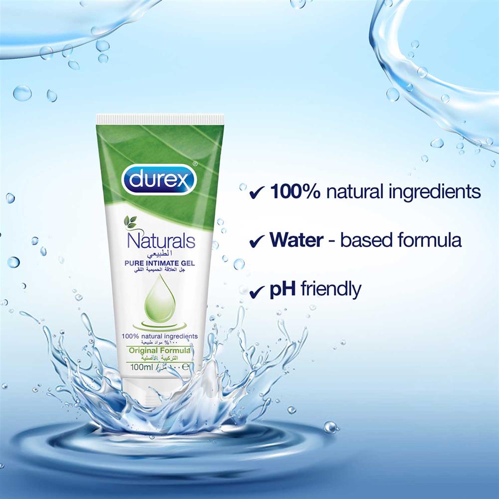DUREX NATURALS PURE INTIMATE H2O GEL 100ML