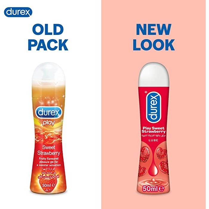 DUREX PLAY مزلق حميمي بنكهة الفراولة 50 مل