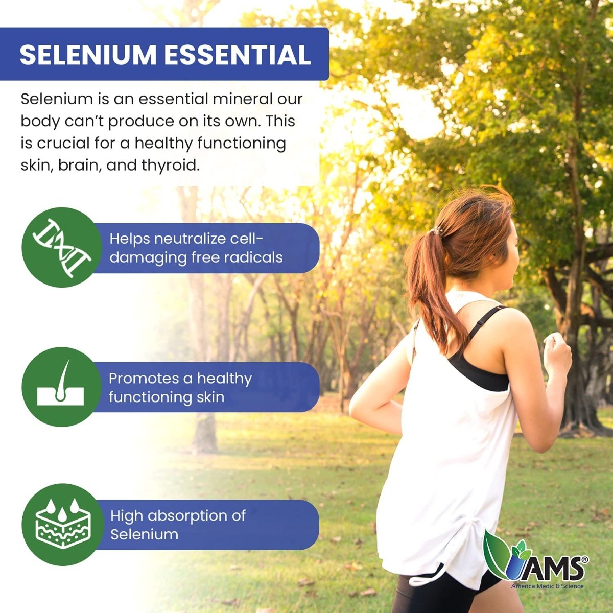 AMS SELENIUM 200MCG TAB 60s