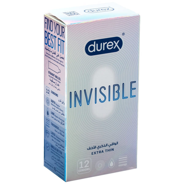 DUREX INVISIBLE EXTRA THIN CONDOM 12s