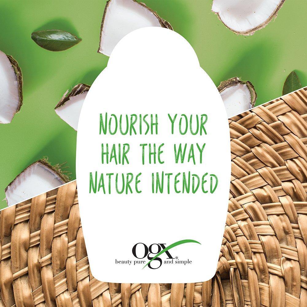 OGX NOURSHING+COCONUT MILK SHAMPOO 385ml