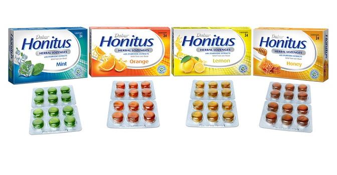 Dabur Honitus Herbal Lozenges 24 Pcs - Multiple Flavours - Med7 Online