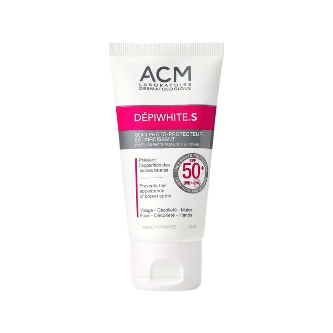 كريم ACM Depiwhite S واقي شمسي بمعامل حماية 50+، 50 مل