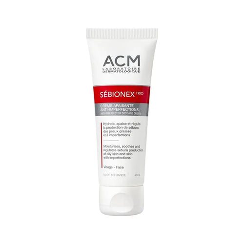 ACM Sebionex Trio Cream 40ml Skincare cream for oily and acne-prone skin to help reduce blemishes and excess shine