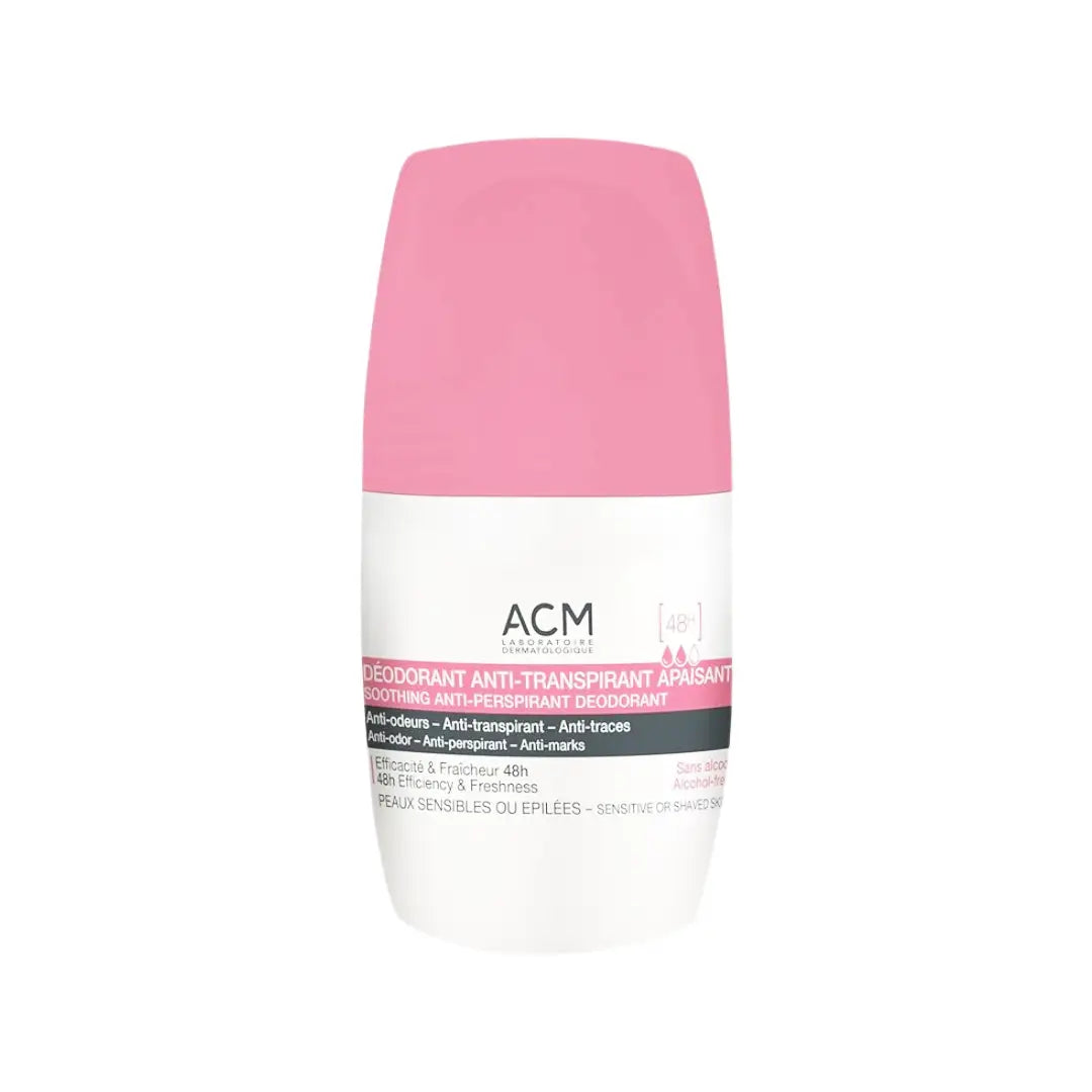 ACM Soothing Anti-Perspirant 48H Deodorant Roll-On 50ml – Gentle Long-Lasting Freshness