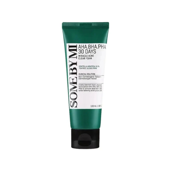 Some By Mi AHA BHA PHA 30 Days Miracle Acne Clear Foam 100ML