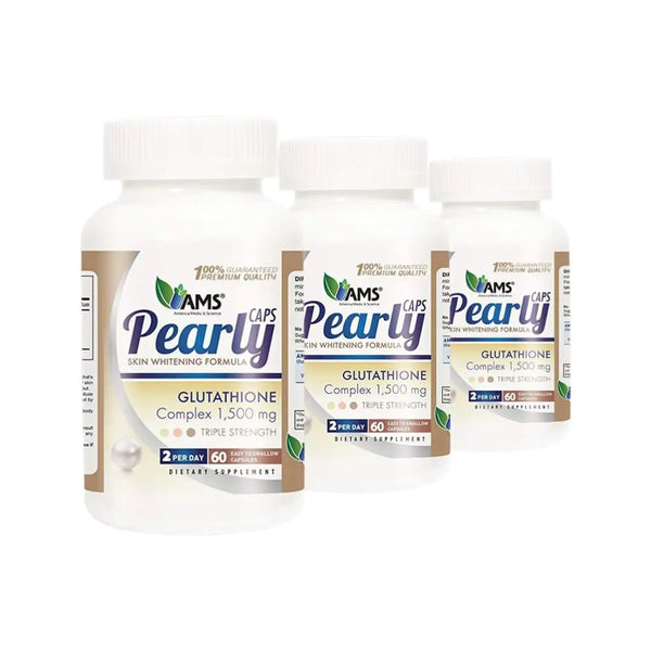 AMS Pearly Skin Whitening Capsules 60s Pack of 3