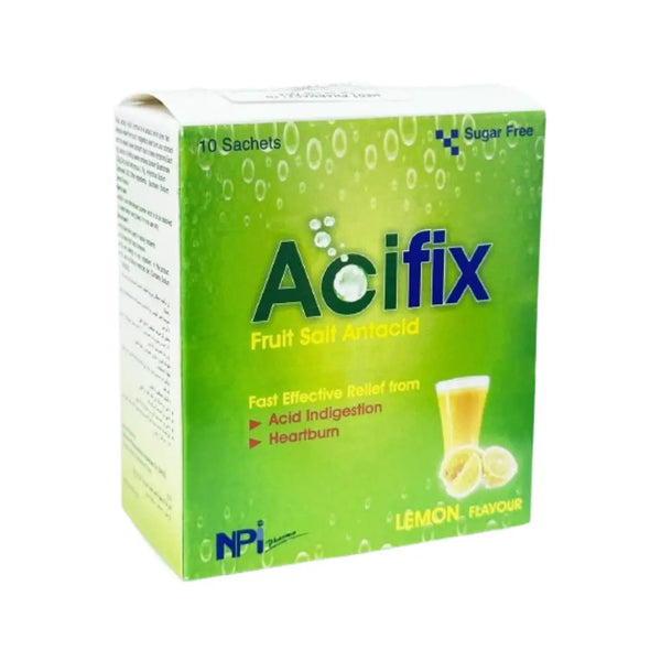 Acifix Antacid  Lemon  Sachet 10s