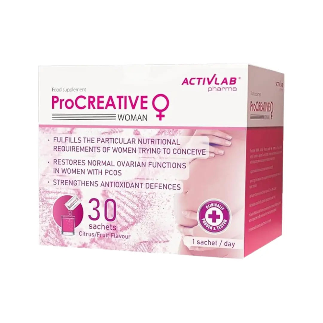 ActiVlab ProCreative Woman Sachets 30s – Folic Acid Vitamin Mineral Supplement for Women