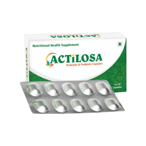 Actilosa Prebiotic & Probiotic Capsules 30s Gut health supplement that supports digestive balance and immune function