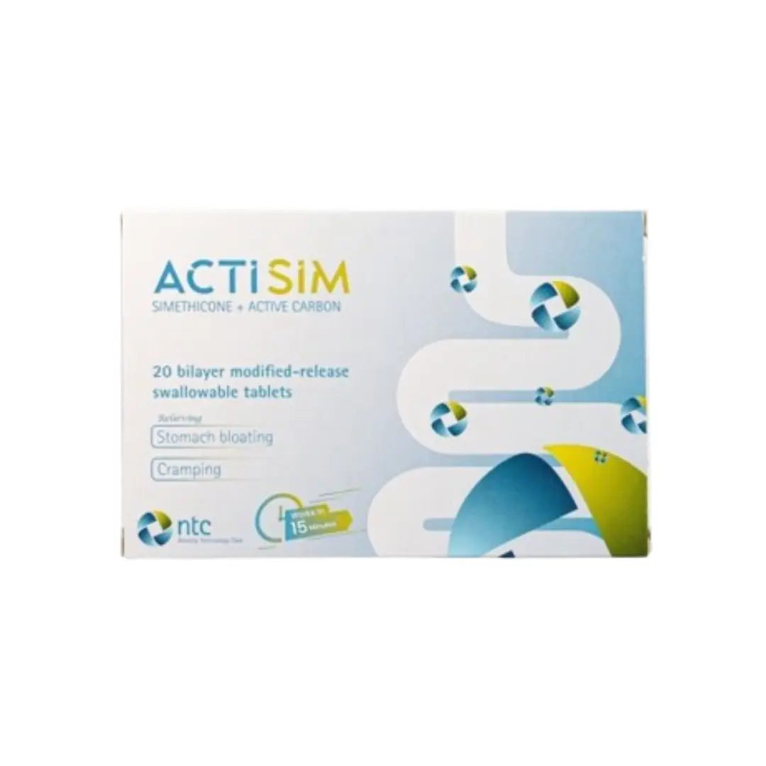 Actisim Tablets 20s Relief tablets for pain, inflammation, and muscle discomfort