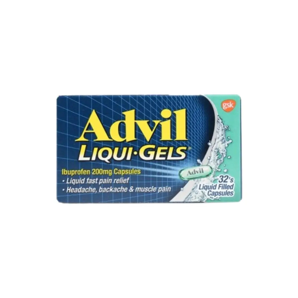Advil Liqui-Gel 200mg Capsules 32-count pain relief medicine