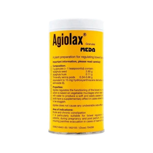 Agiolax Granules 250g gentle natural laxative for relief from constipation and digestive comfor