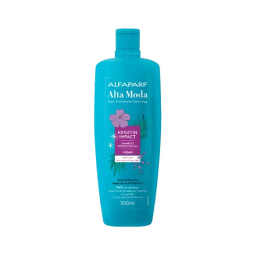 Alfaparf Alta Moda Keratin Impact Shampoo 300ml – Strengthening Shampoo for Damaged & Weak Hair