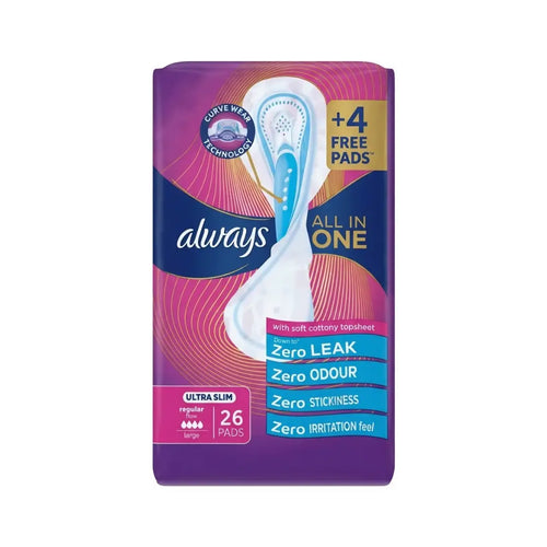 Always All In One Ultra Slim Pads Large 26s