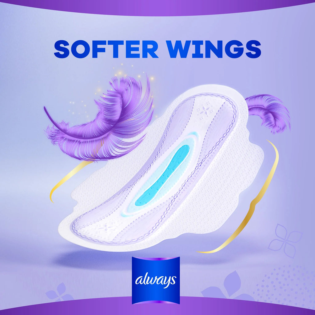 Always All In One Ultra Thin With Wings Night Pad 6S sanitary pads