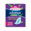 Always Aloe Cool Maxi Thick XL Pads 24s 06334 – Extra Long Menstrual Pads with Aloe Comfort