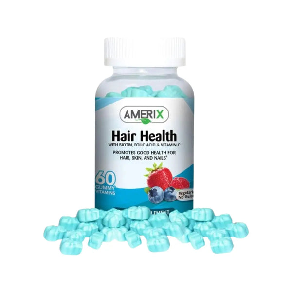 Amerix Hair Health Natural Wild Berry Gummies 60s