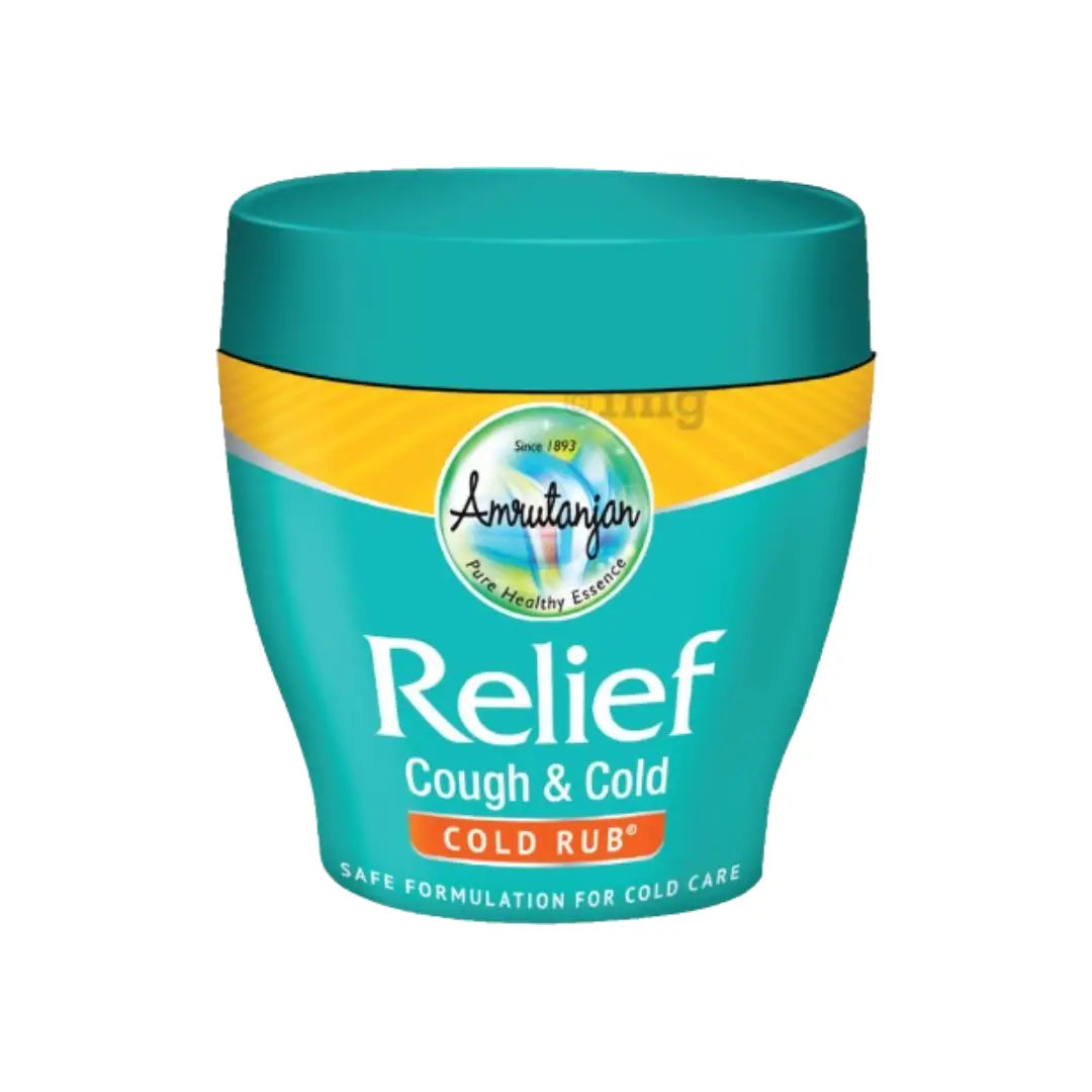 Amrutanjan Cough & Cold Relief Rub 30g | Herbal Comfort Rub for Cold Care