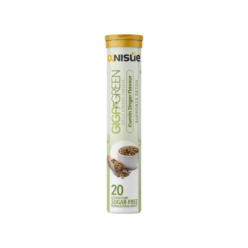 Anisue Giga Green Cumin Zinger Effervescent Tab 20s