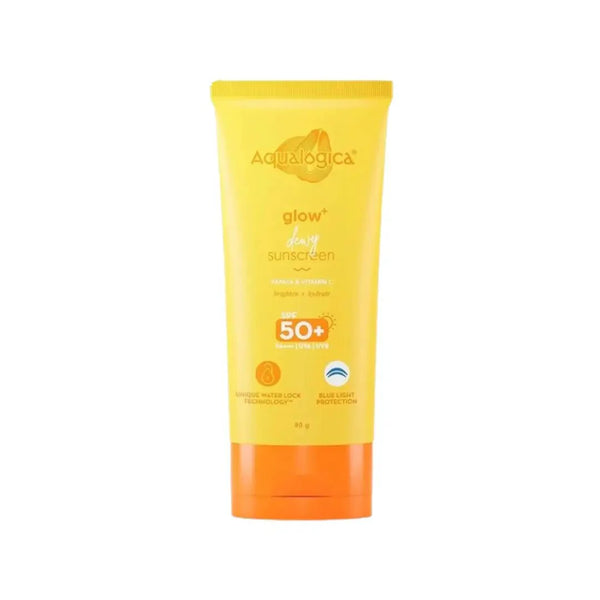 واقي الشمس أكوالوجيكا +SPF50 للإشراقة والنداوة 80 جم