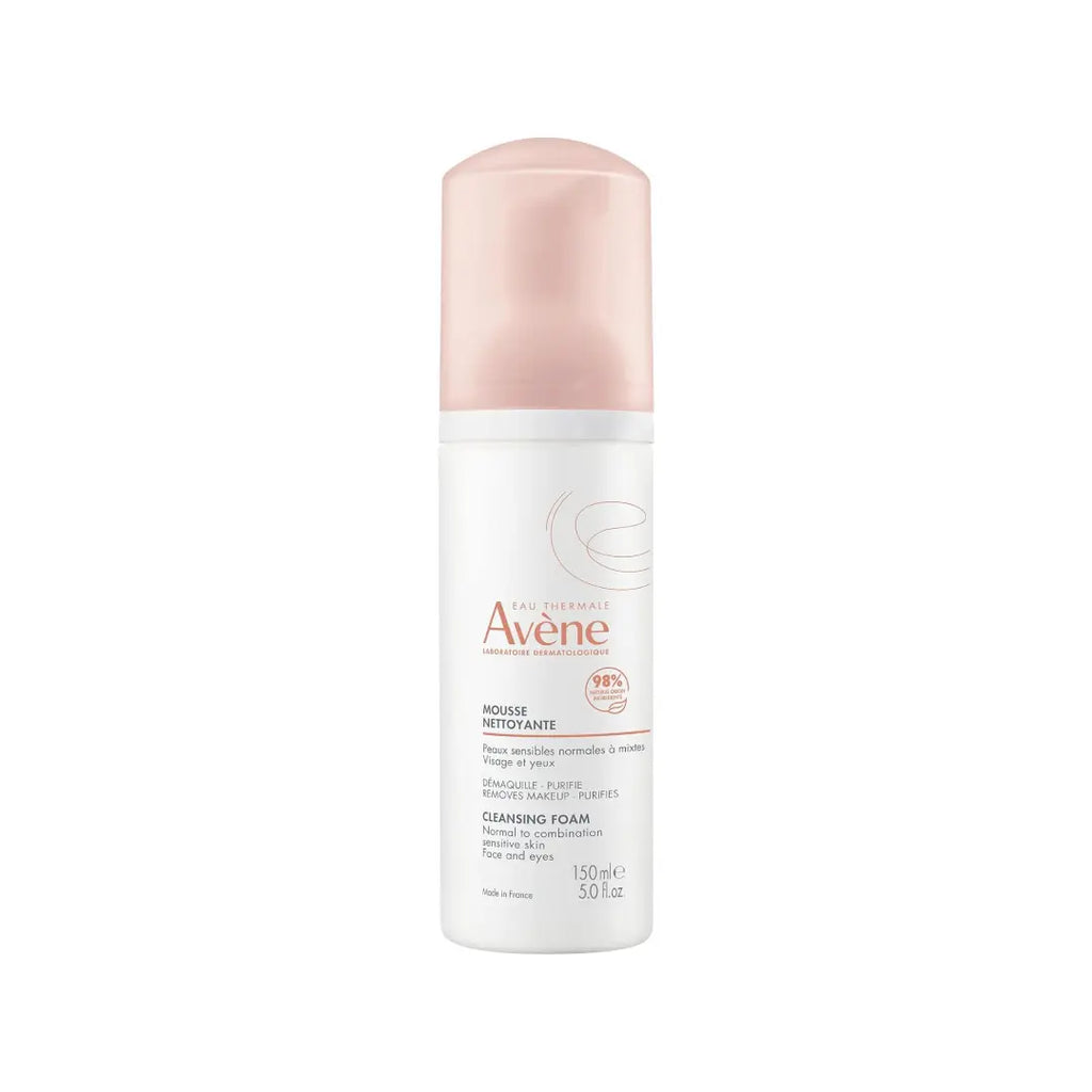 Avène Cleansing Mousse Foam 150ml | Gentle Face Cleanser for Sensitive Skin