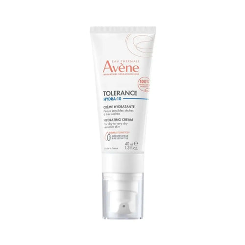 Avène Tolerance Hydra-10 Hydration Cream 40ml – Lightweight Moisturizer for Sensitive Skin