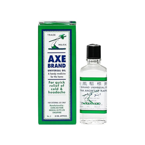 Axe Brand Universal Oil 28ml – soothing multipurpose oil for headaches, muscle aches, and cold relief
