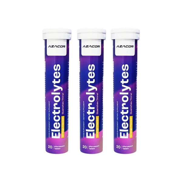 Azacor Electrolytes Effervescent Orange Tab 20s 3pcs
