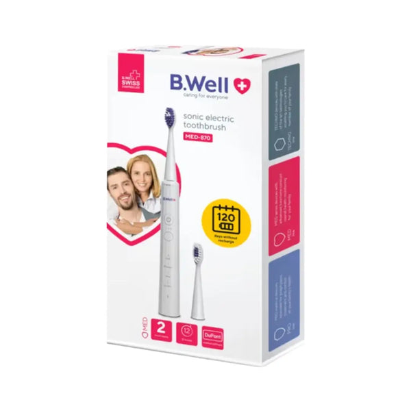 B.Well Sonic Electric Toothbrush MED-870 White