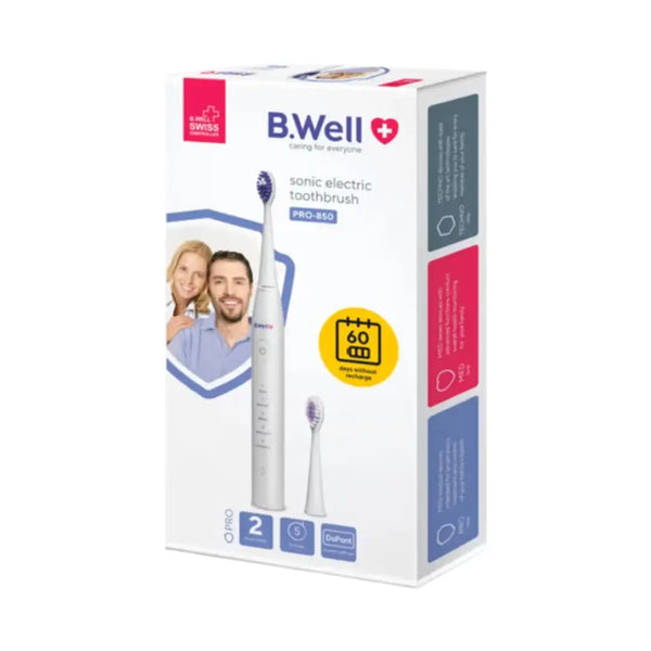 B.Well Sonic Electric Toothbrush PRO-850 White