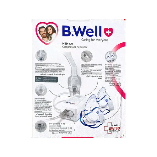 B WELL Compressor Nebulizer Med-120