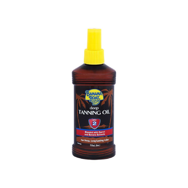 BANANA BOAT زيت تسمير عميق بعامل حماية SPF2 سعة 236 مل