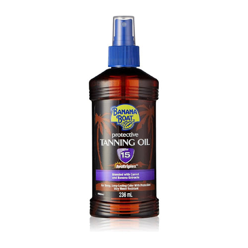 BANANA BOAT SPF15 PROTECTIVE TANNING OIL 236ML