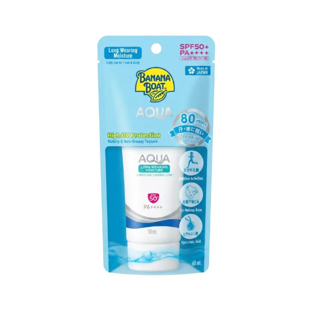 Banana Boat Aqua Long Wear Moisture Sunscreen Lotion SPF50 50ml