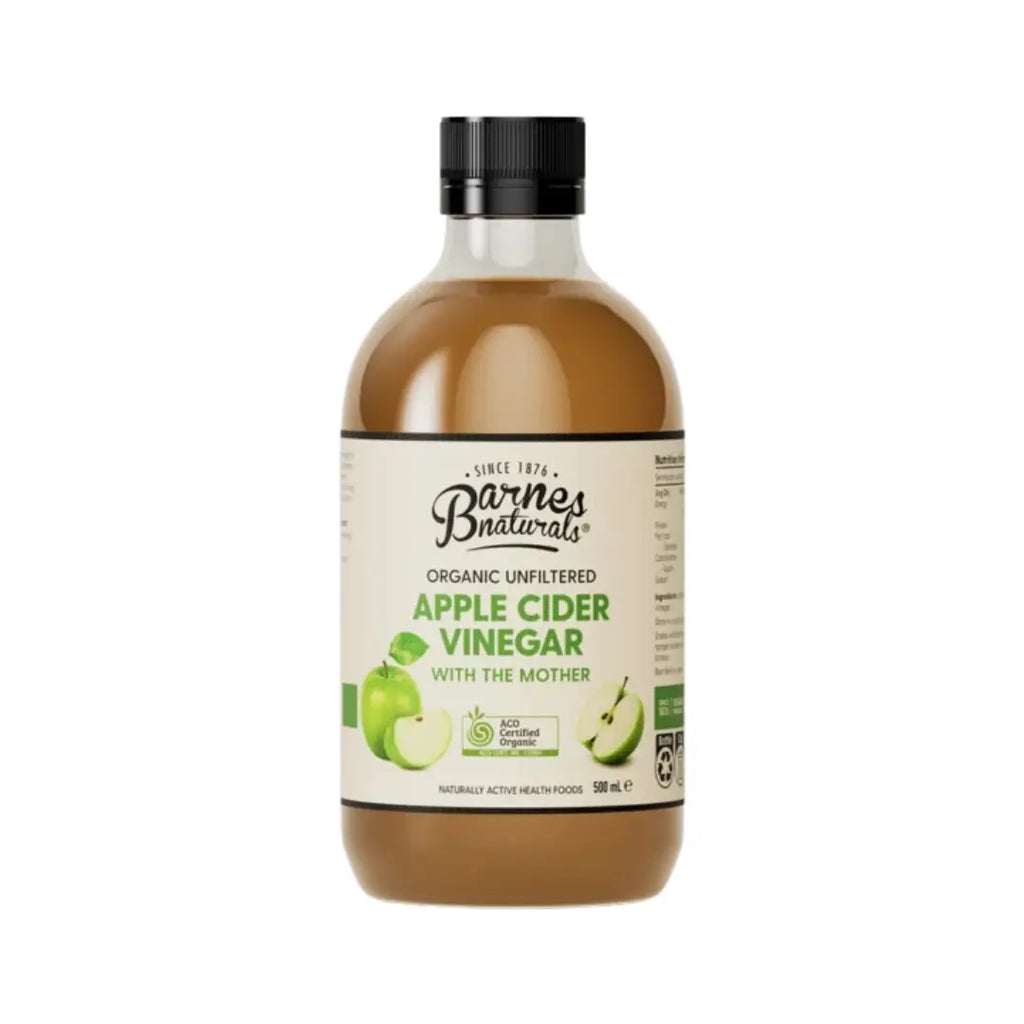 Barnes Naturals Organic Unfiltered Apple Cider Vinegar 500ml